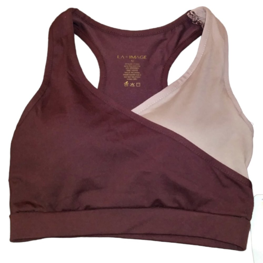 LA+IMAGE Sports Top Size M, Color Brown